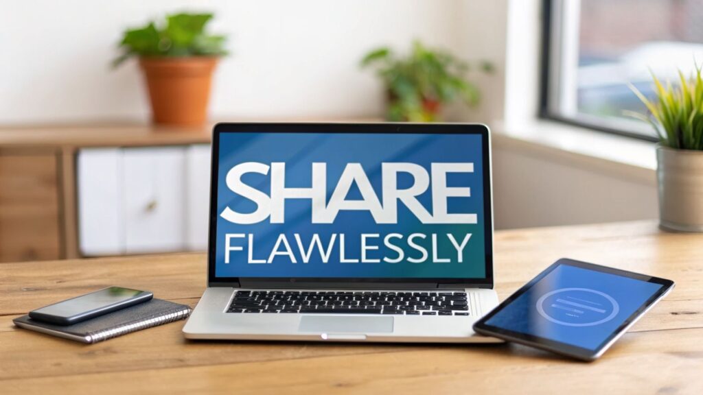 How to Share a Screen Flawlessly on Any Device