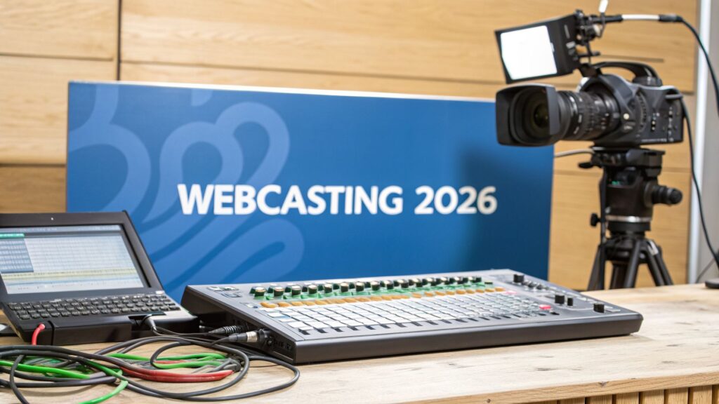 What is webcasting: A 2026 Guide to Secure, High-Quality Live Streams