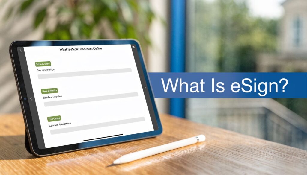 What Is eSign? A Practical Guide for 2026