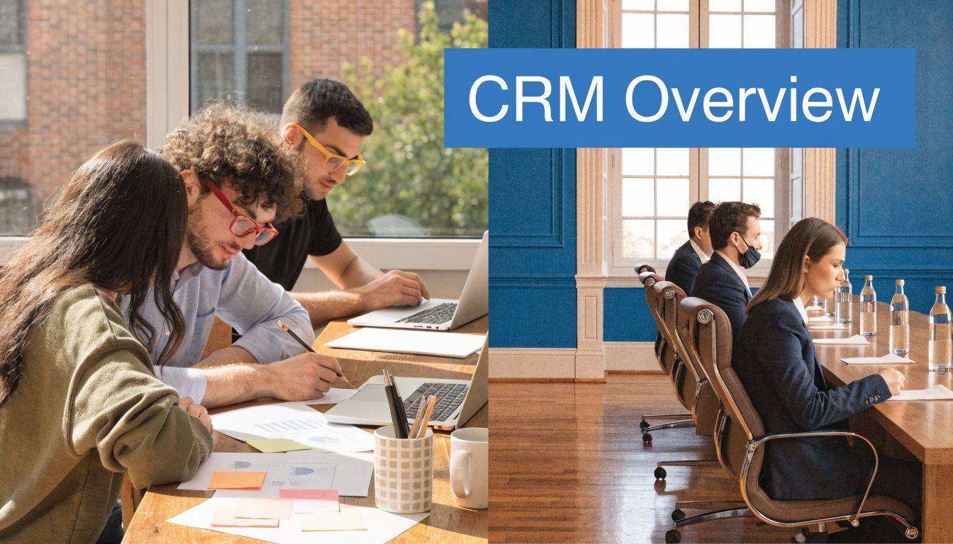 A split image showing young professionals collaborating in a modern office and a formal boardroom meeting.