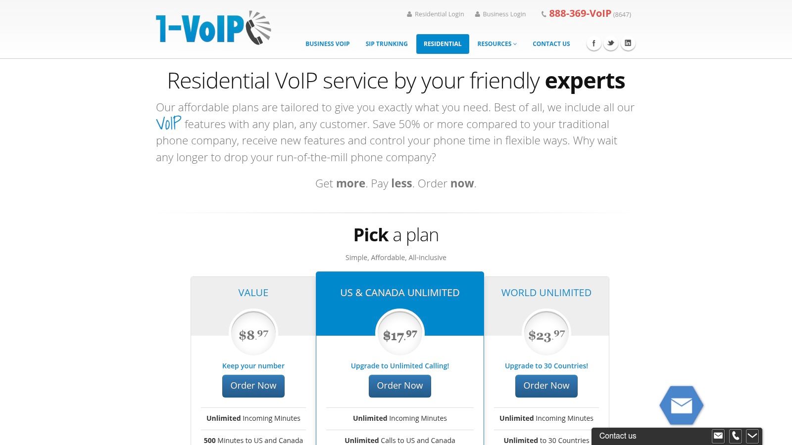 1-VoIP Residential