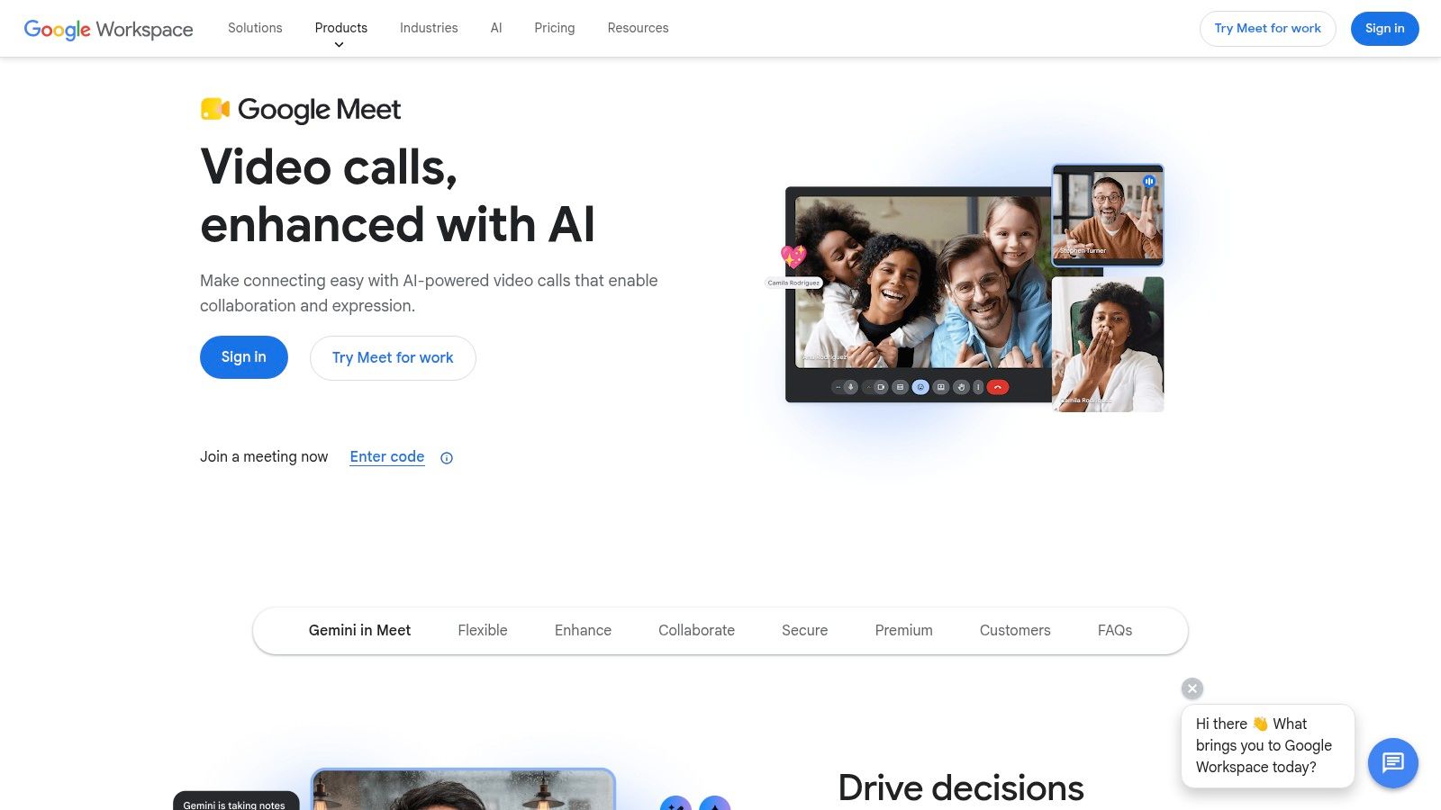 Google Meet (in Google Workspace)