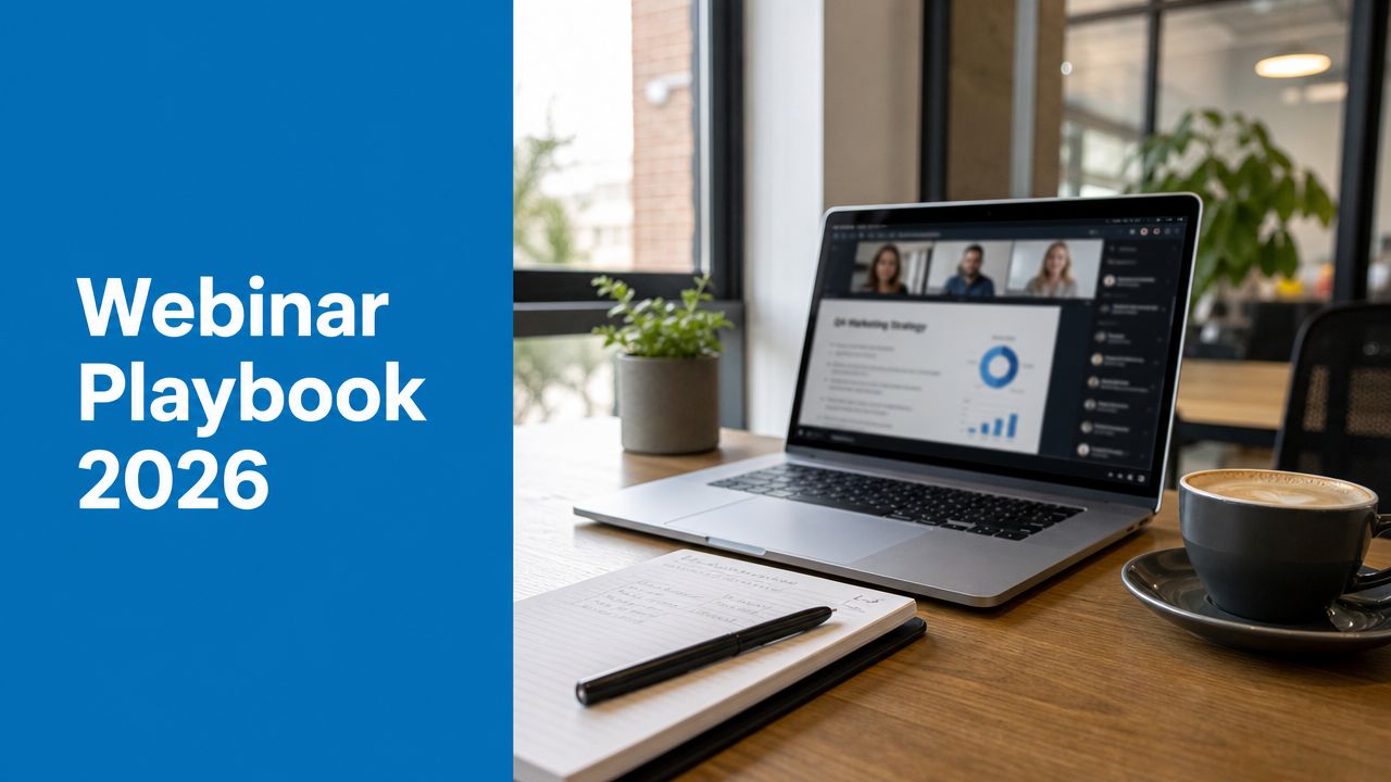 Marketing with Webinars: An Actionable Playbook for 2026