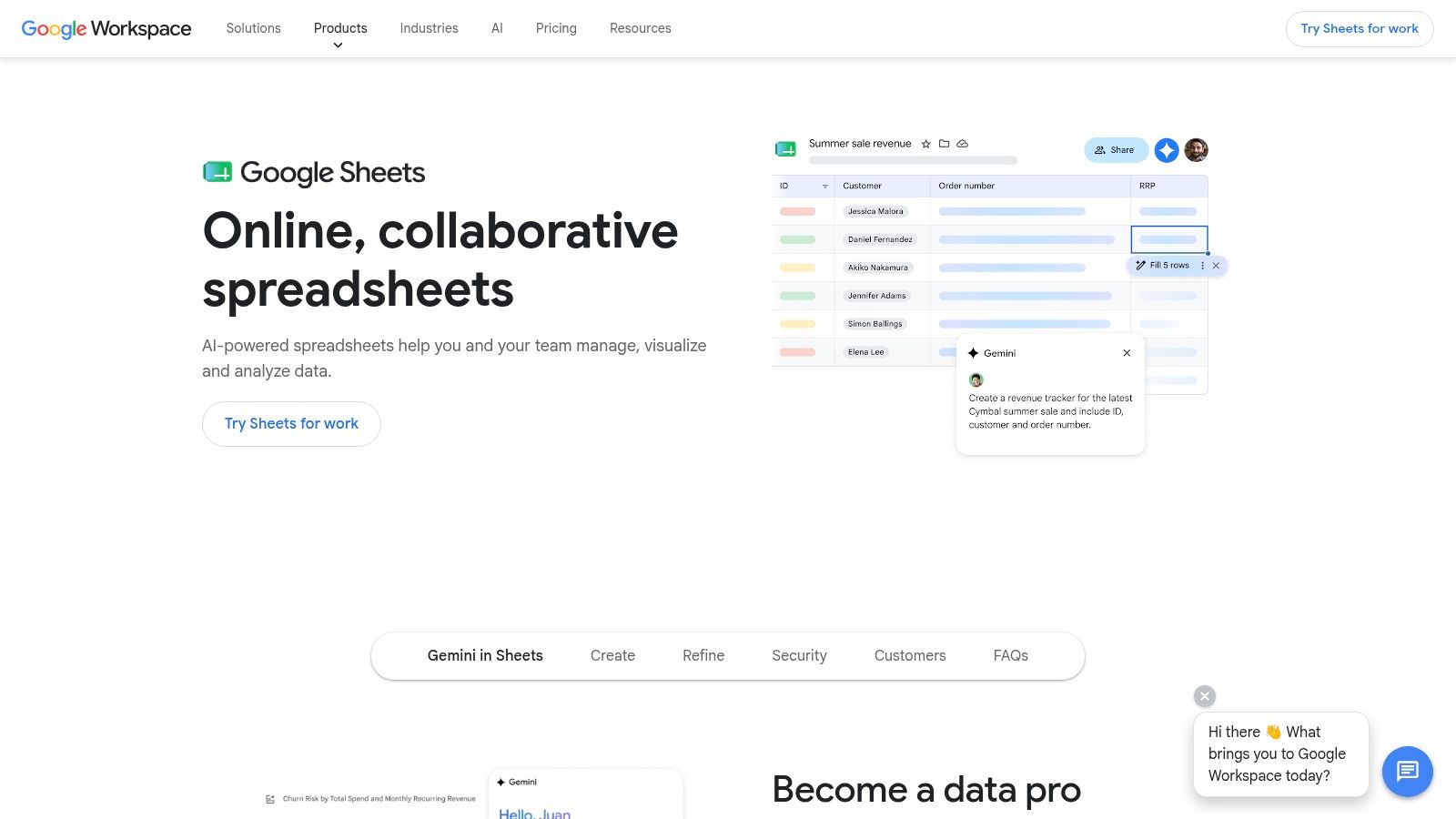 Google Sheets
