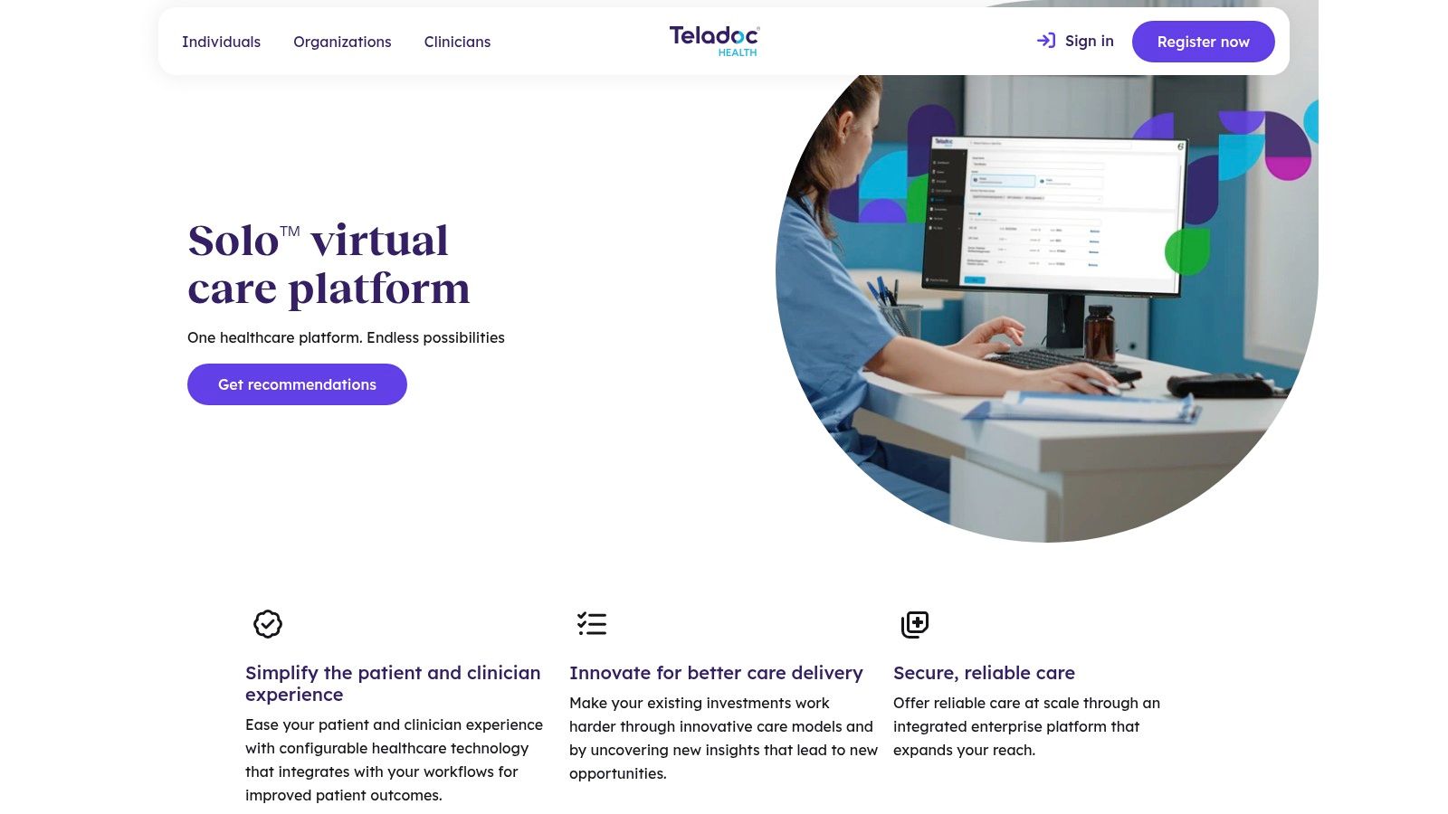 Teladoc Health (Solo platform)