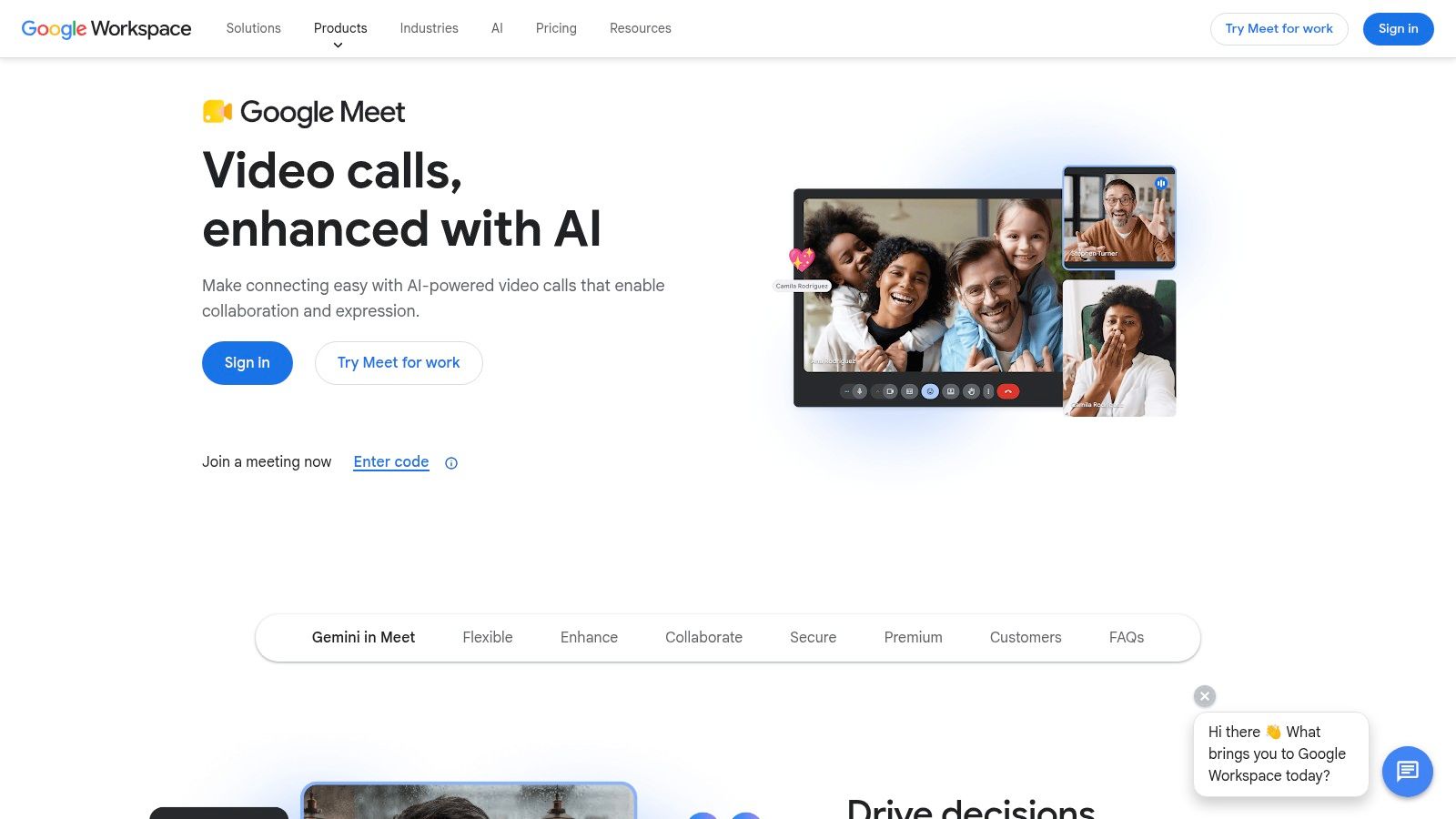 Google Meet (in Google Workspace)